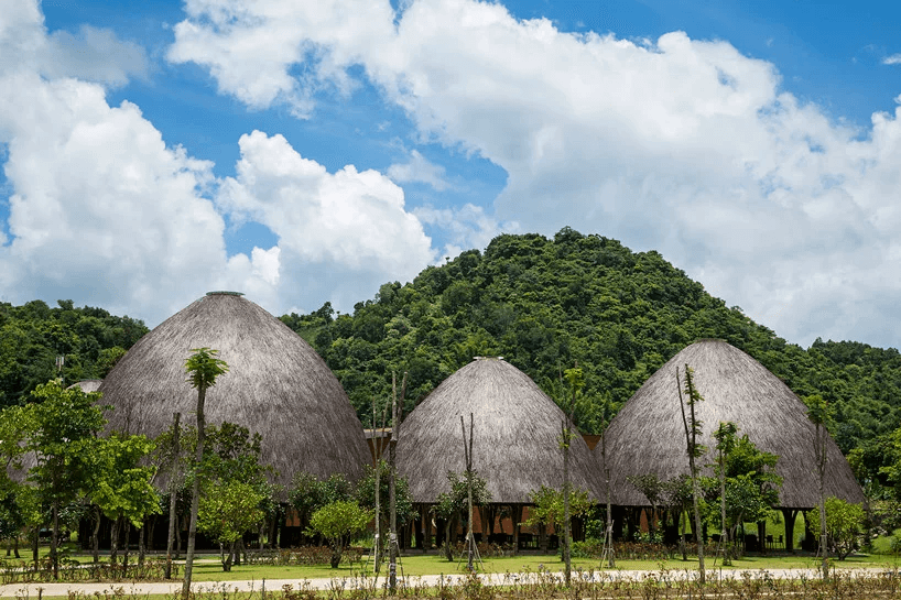 Kiến trúc mái vòm tre độc đáo tại Sơn La